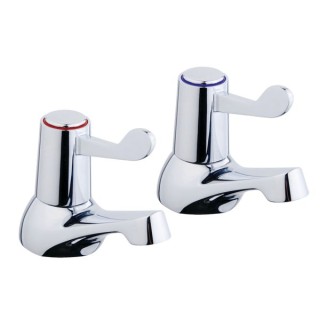 Standard Lever Bath Tap Pair