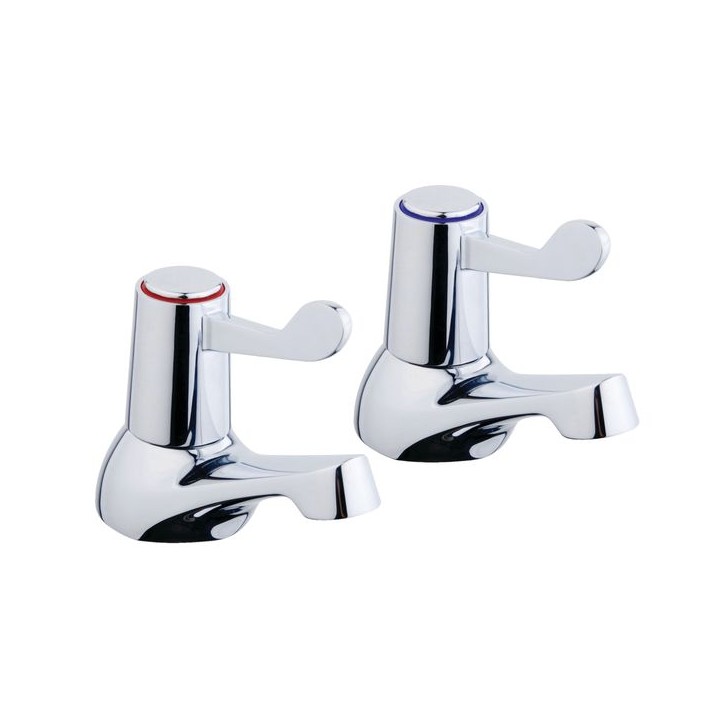 Standard Lever Bath Tap Pair