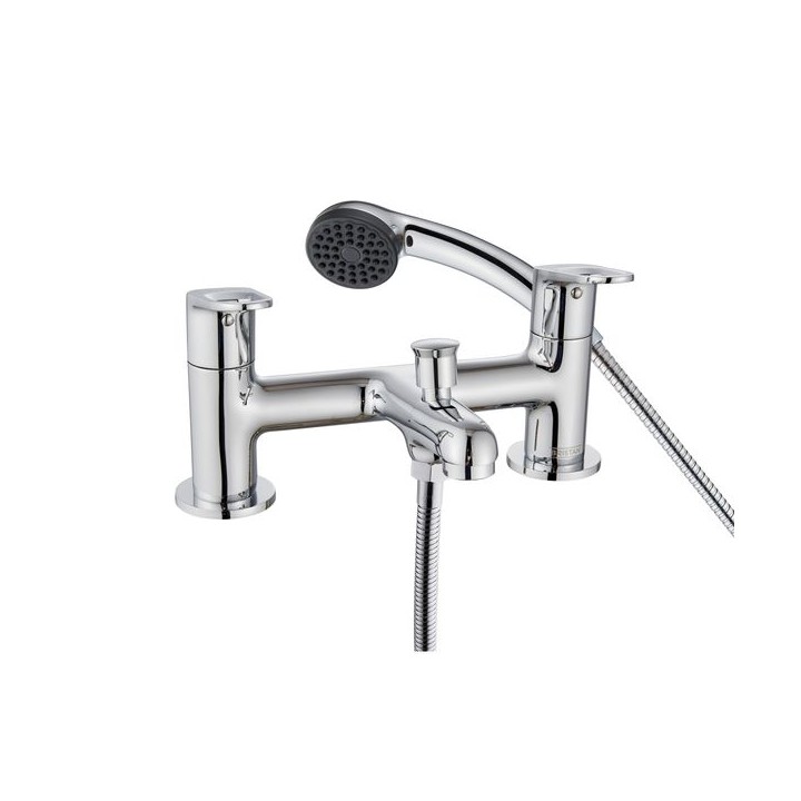 Bristan Iris Bath Shower Mixer - Chrome