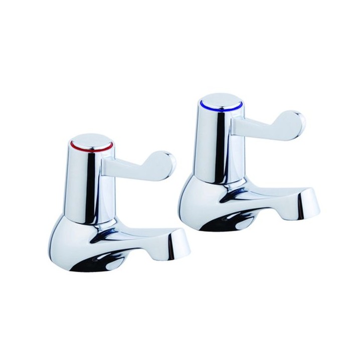 Standard Lever Basin Taps Pair