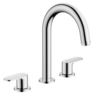 Hansgrohe Vernis Blend 3-hole basin mixer with pop-up waste set - Chrome - 71553000