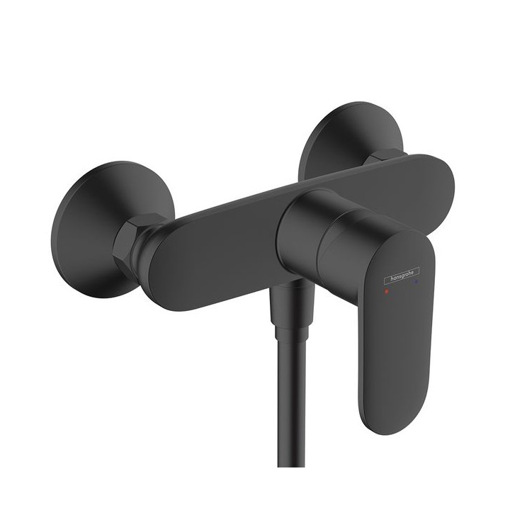 Hansgrohe ernis Blend Single lever shower mixer for exposed installation - Matt Black - 71640670