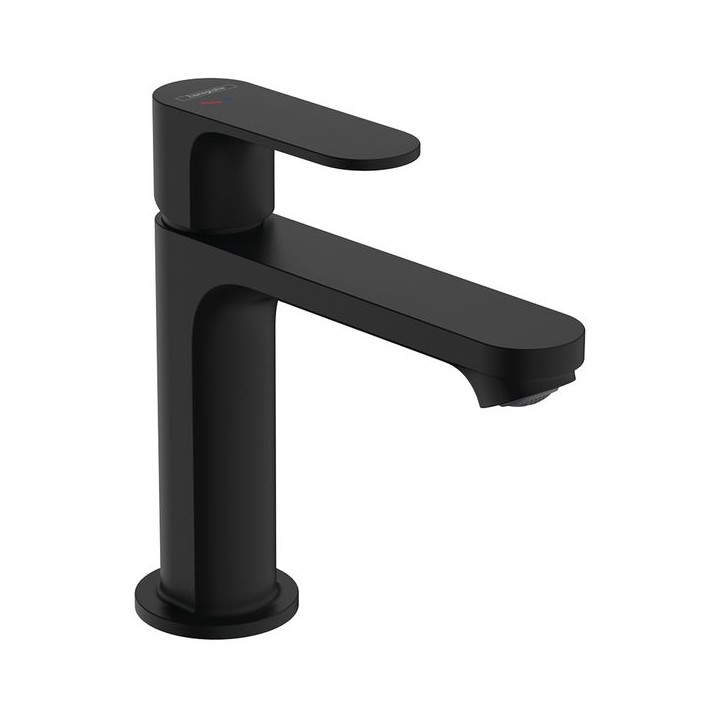 Hansgrohe Rebris S Single lever basin mixer 110 CoolStart with pop-up waste set - Matt Black - 72519670