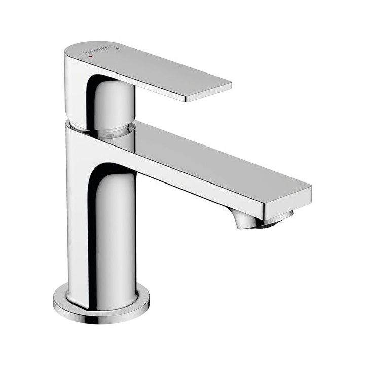 Hansgrohe Rebris E Single lever basin mixer 80 with pop-up waste set - Chrome - 72550000