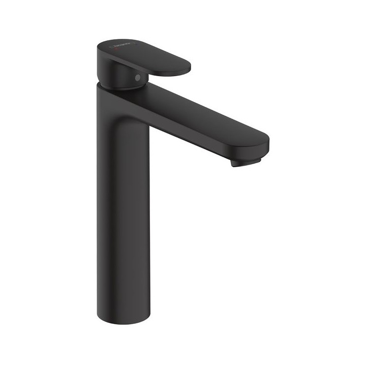 Hansgrohe Vernis Blend Single lever basin mixer 190 with pop-up waste set - Matt Black - 71552670