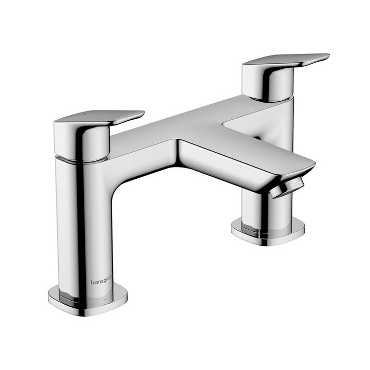 Hansgrohe Logis 2-hole rim mounted bath mixer - Chrome - 71437000