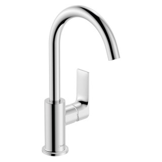 Hansgrohe Rebris E Single lever basin mixer 210 with swivel spout and pop-up waste set - Chrome - 72576000