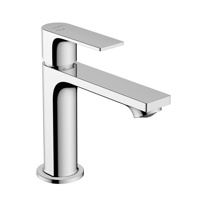 Hansgrohe Rebris E Single lever basin mixer 110 CoolStart EcoSmart+ with pop-up waste set - Chrome - 72589000