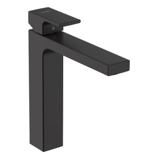 Hansgrohe Vernis Shape Single lever basin mixer 190 with pop-up waste set - Matt Black - 71562670