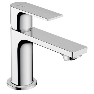 Hansgrohe Rebris E Single lever basin mixer 80 CoolStart with metal pop-up waste set - Chrome - 72585000
