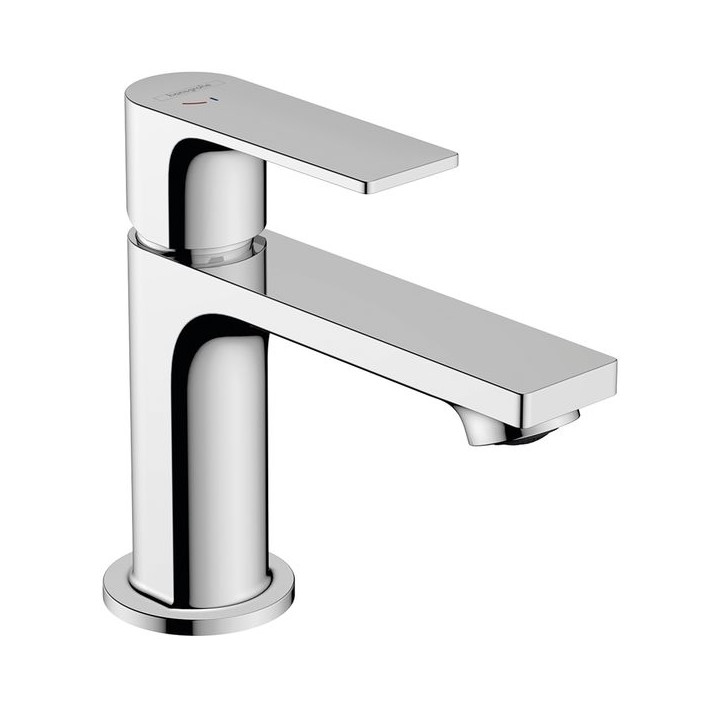 Hansgrohe Rebris E Single lever basin mixer 80 CoolStart with metal pop-up waste set - Chrome - 72585000