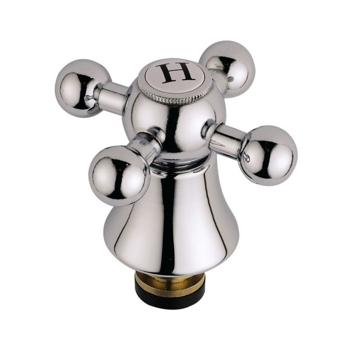 Bristan R 3/4 TC Bath Tap Reviver With Traditional Handles Chrome