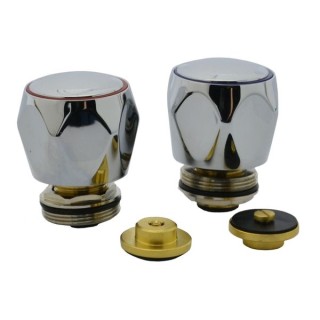 4Trade Bath Tap Heads Chrome