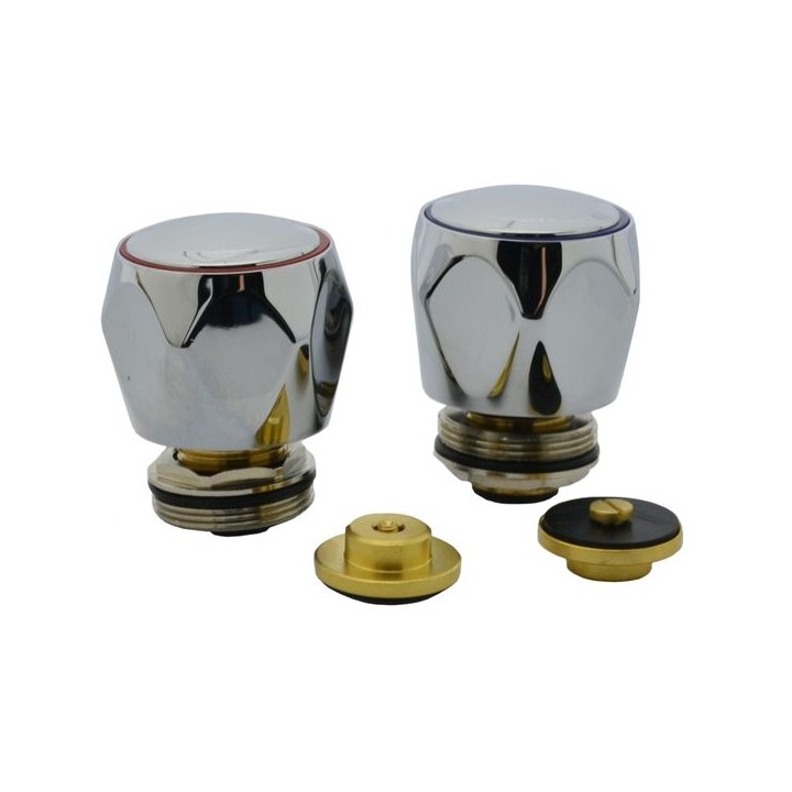 4Trade Bath Tap Heads Chrome