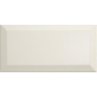 Johnson Tiles Bevel Brick Gloss Cream Tile 200 x 100mm - Qty 50