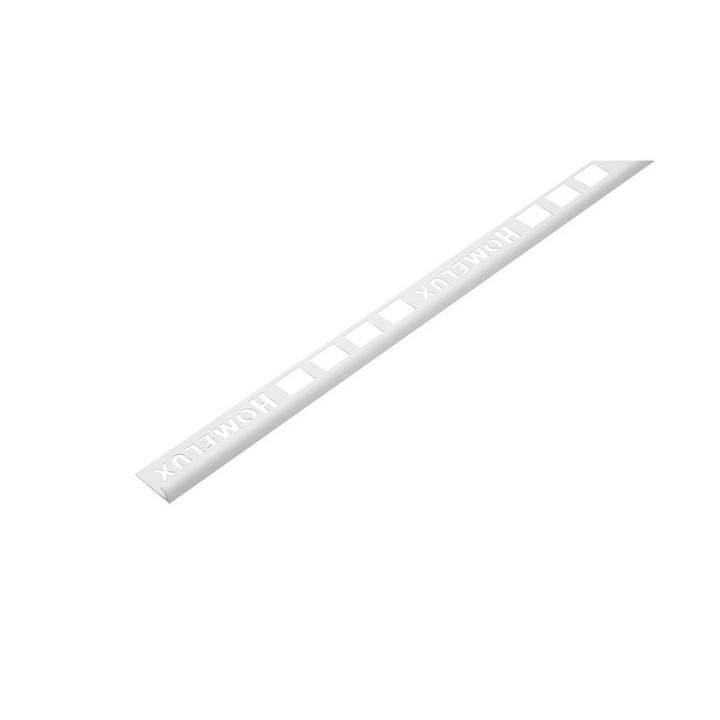 Homelux Tile Trim Standard 2500 x 6mm White
