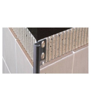 Genesis 8mm Polished Chrome Round Edge Tile Trim EAQ080.91 (Pack of 20)