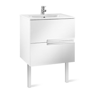 Roca VICTORIA-N Unik Basin Unit 600 2 Draw Gloss White