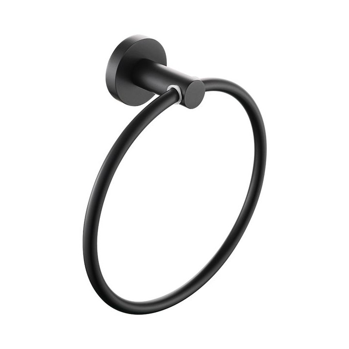 Bristan RD RING BLK Round Towel Ring Brass Black