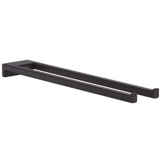 Hansgrohe AddStoris Towel holder twin-handle - Matt Black - 41770670