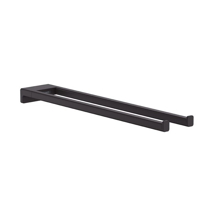 Hansgrohe AddStoris Towel holder twin-handle - Matt Black - 41770670