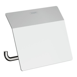 Hansgrohe AddStoris Roll holder with cover - Chrome - 41753000