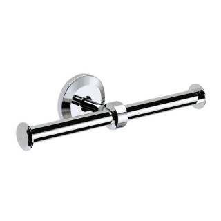 Bristan SO DROLL C Solo Double Toilet Roll Holder Chrome Plated