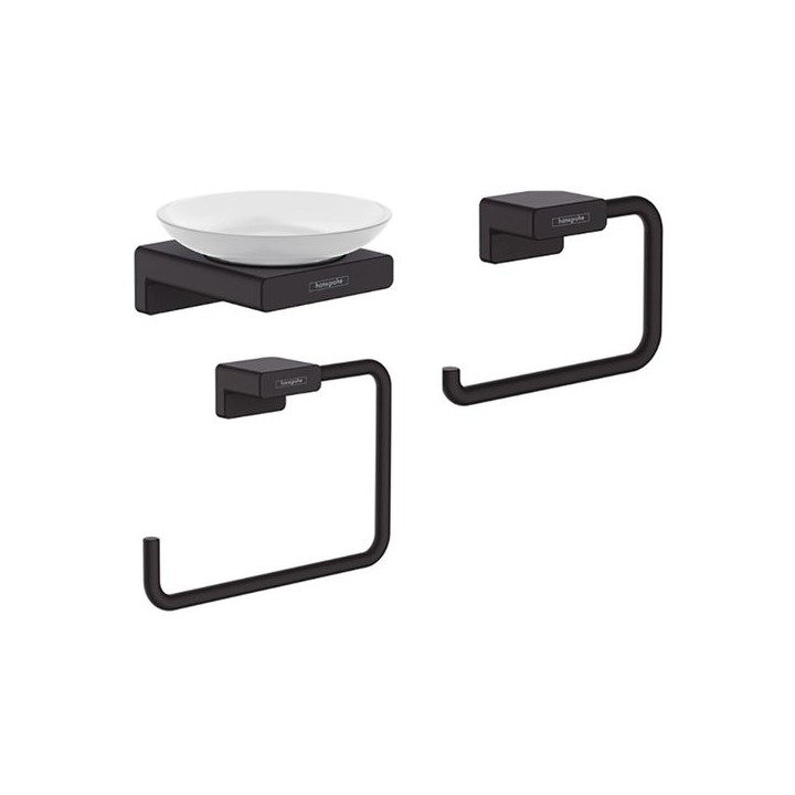 Hansgrohe Addstoris Cloakroom Pack - Matt Black - 88102295