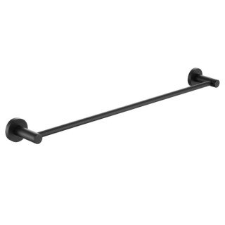 Bristan RD RAIL BLK Round Towel Rail Brass Black