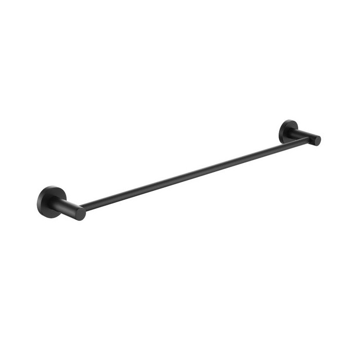 Bristan RD RAIL BLK Round Towel Rail Brass Black