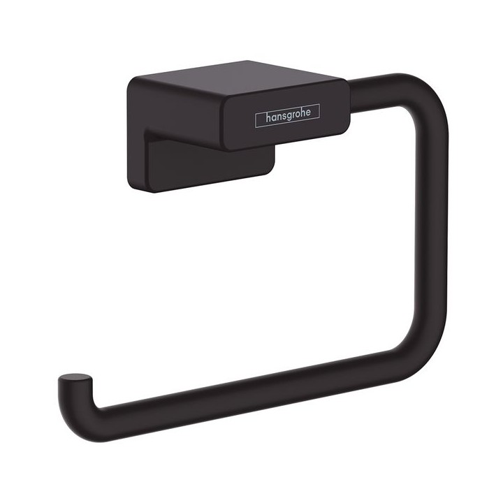 Hansgrohe AddStoris Roll holder without cover - Matt Black - 41771670