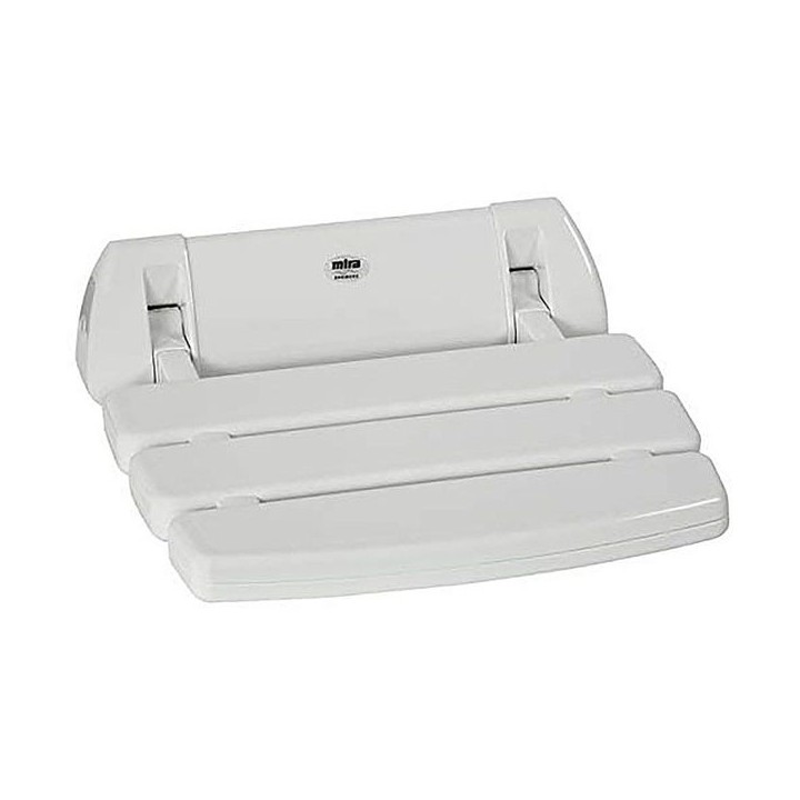 Mira Shower Seat Hinged White 2.1536.128
