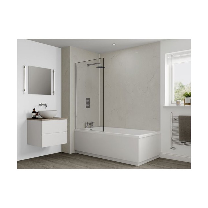 Multipanel Classic Bathroom Wall Panel Hydrolock 2400 x 598mm Marfil Cream 9477