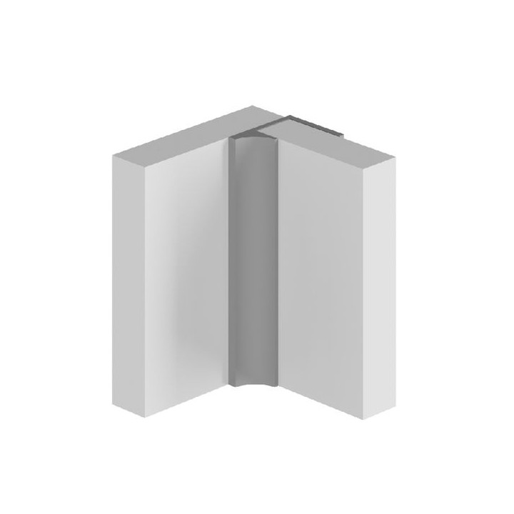 Multipanel Wall Panel Profile Type Y Last Corner Profile Bright Polished Silver