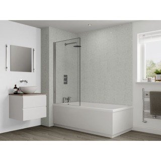 Multipanel Classic Bathroom Wall Panel Unlipped 2400 x 900mm Frost White M049