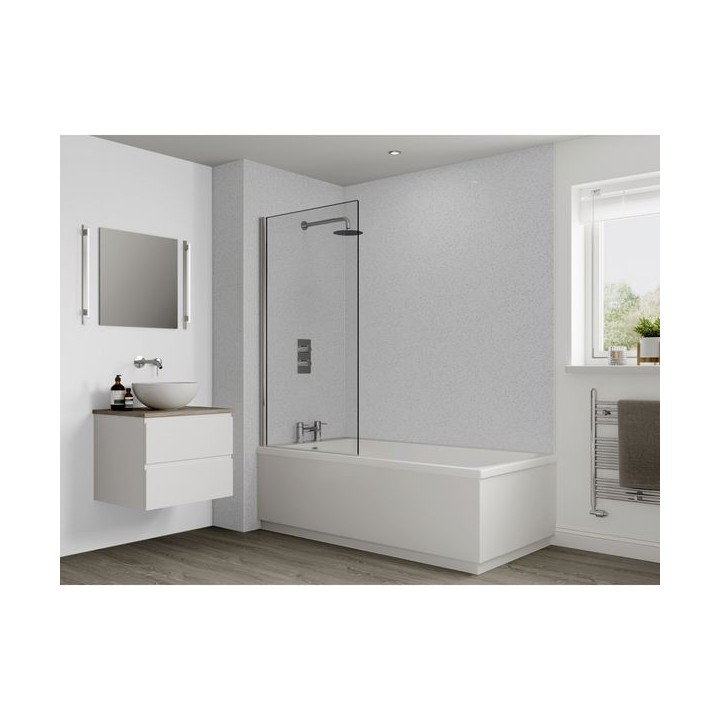 Multipanel Classic Bathroom Wall Panel Unlipped 2400 x 1200mm Blizzard G030