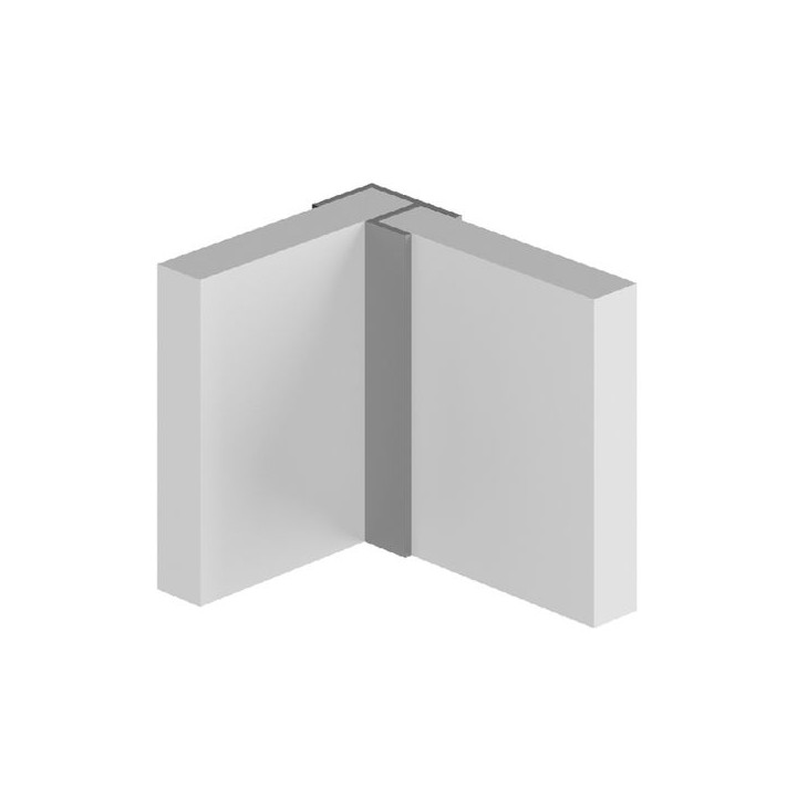 Multipanel Wall Panel Profile Type 100 Flush Corner Profile White