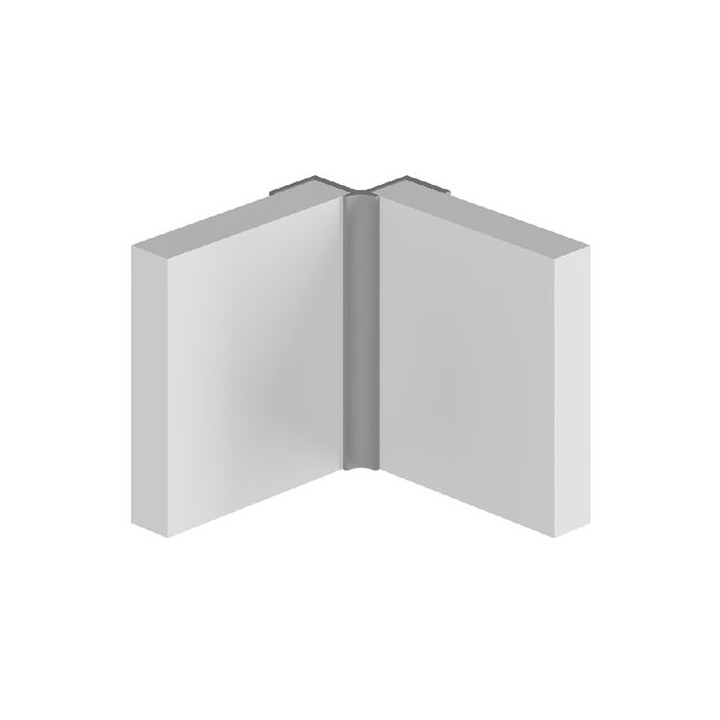 Multipanel Wall Panel Profile Type A - Internal Corner Profile Satin Anodised