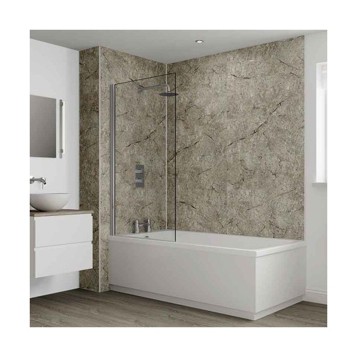 Multipanel Classic Bathroom Wall Panel Hydrolock 2400 x 1200mm Antique Marble 701