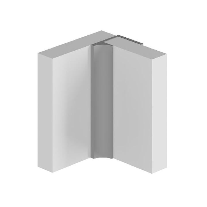 Multipanel Wall Panel Profile Type Y Last Corner Profile Satin Anodised Silver