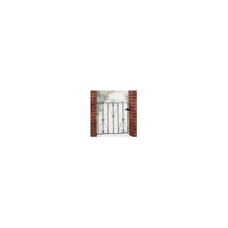 Classic Low Flat Metal Single Gate 838mm GAP x 914mm High Zinc & Powder CSZP2