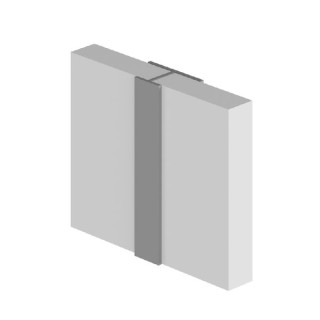 Multipanel Wall Panel Profile Type D - Continuous H Joint Profile Satin Anodised