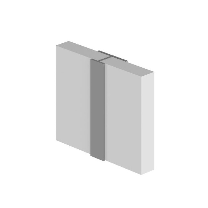 Multipanel Wall Panel Profile Type D - Continuous H Joint Profile White