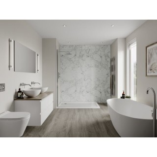 Multipanel Linda Barker Bathroom Wall Panel Hydrolock 2400 x 900mm Bianca Luna 3421