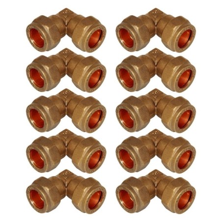 Compression Male Elbow 22mm x 3 4in - Bag of 10