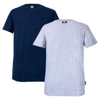Maverick Twin Pack T-Shirts Navy / Grey - Medium