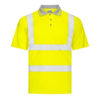 KeepSAFE Hi Vis Yellow Polo Shirt - XL