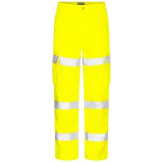 KeepSAFE Hi Vis Yellow Cargo Trousers 38 Reg