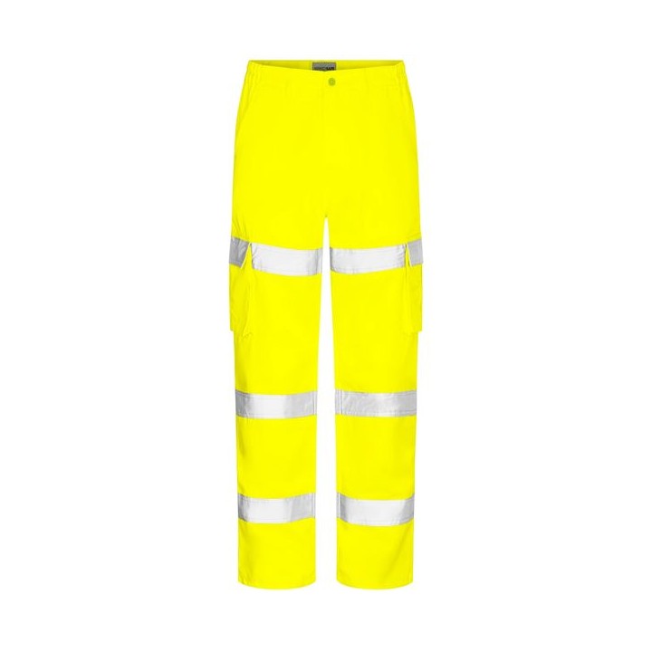 KeepSAFE Hi Vis Yellow Cargo Trousers 38 Reg