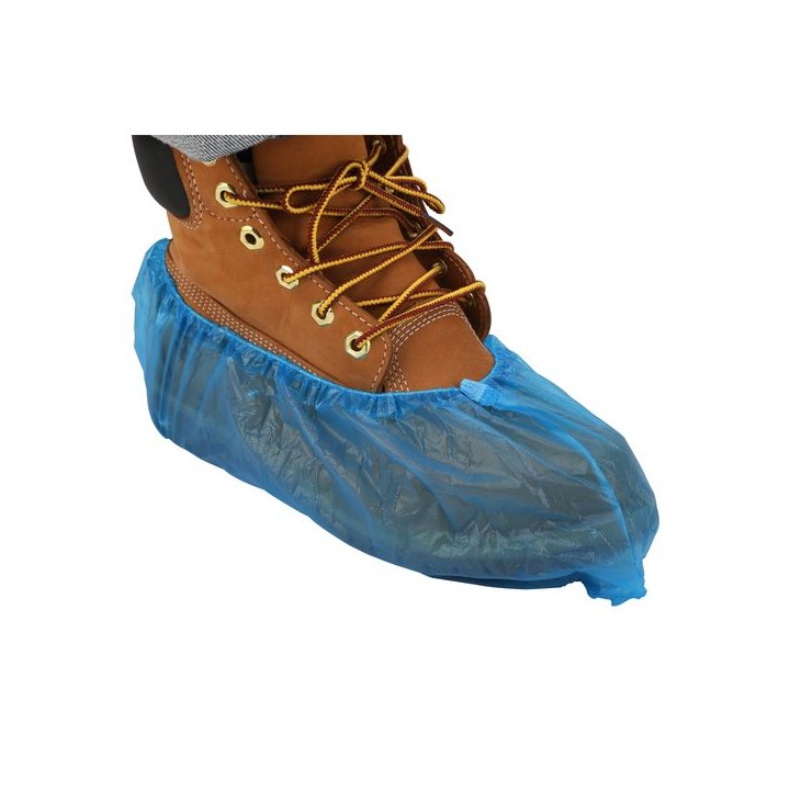Maverick Plain Blue Disposable Overshoes Qty 100